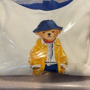 Ralph Lauren Childrenswear Girls Polo bear Fleece Hoodie NWT Size Small